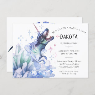 dinocorenkristal Novelty Fantasy-Afstuderen Kaart