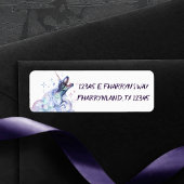 Dinocorn Clouds | Mystical Unicorn Horned Dinosaur Etiket