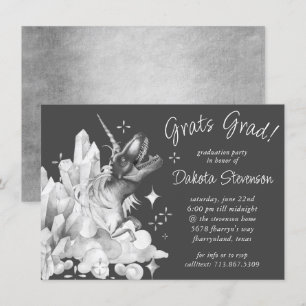 Dinocorn Crystal Silver Grey Virtual Afstuderen Kaart