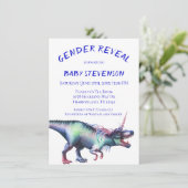 Dinocorn Gender onthulling | Roaring Unicorn Dinos Kaart (Staand voorkant)