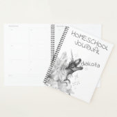 Dinocorn Silver | Unicorn Dinosaur Homeschool Planner (Display)
