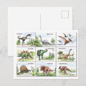 Dinodauruskaart Briefkaart (Voorkant / Achterkant)