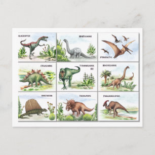 Dinodauruskaart Briefkaart