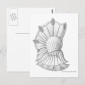 Dinoflagellaat Briefkaart (Voorkant / Achterkant)