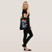 DinoHomo Regenboogvlag Tote Bag (Op model)