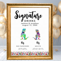 DinoHuwelijk Signature Dranken