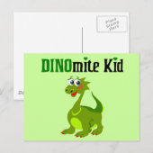 Dinomiet Kind Briefkaart (Voorkant / Achterkant)