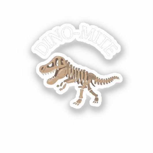 dinomiet sticker (Voorkant)