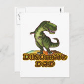 Dinomite Dad Briefkaart (Voorkant / Achterkant)