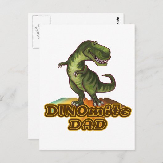 Dinomite Dad Briefkaart (Voorkant / Achterkant)
