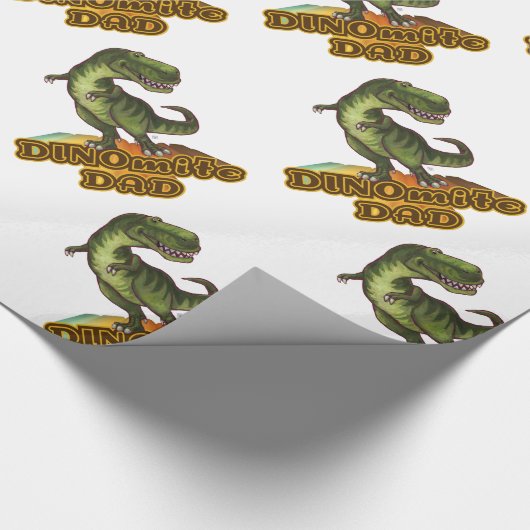 Dinomite Dad Cadeaupapier (Hoek)