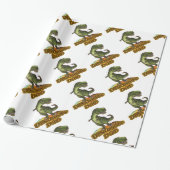 Dinomite Dad Cadeaupapier (Uitgerold)