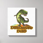 Dinomite Dad Canvas Afdruk (Voorkant)
