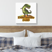 Dinomite Dad Canvas Afdruk (Insitu (Slaapkamer))