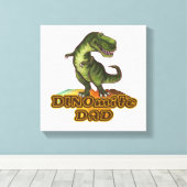 Dinomite Dad Canvas Afdruk (Insitu (Houten vloer))