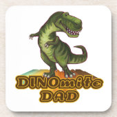 Dinomite Dad Drankjes Onderzetter (Voorkant)