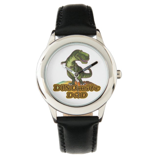 Dinomite Dad Horloge (Voorkant)