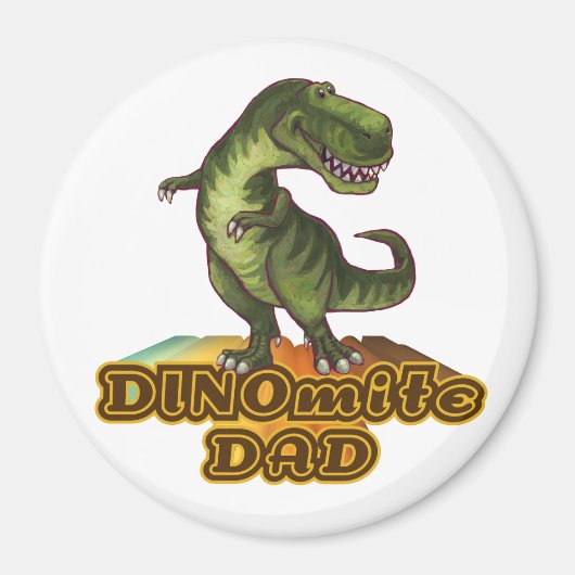 Dinomite Dad Magneet (Voorkant)