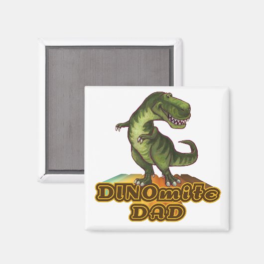 Dinomite Dad Magneet (Voorkant / Achterkant)