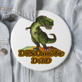 Dinomite Dad Ronde Button 6,0 Cm (In situ)