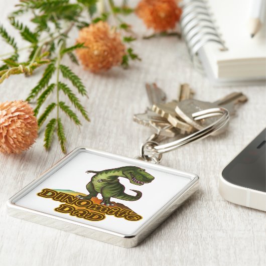 Dinomite Dad Sleutelhanger (Zijkant)