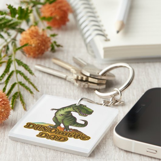 Dinomite Dad Sleutelhanger (Voorkant Rechts)