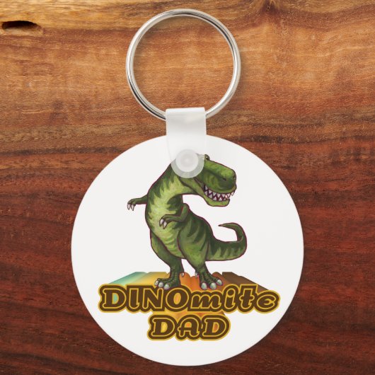 Dinomite Dad Sleutelhanger (Voorkant)