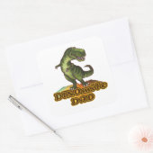 Dinomite Dad Vierkante Sticker (Envelop)
