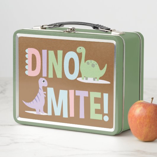 Dinomite Dinosaurus Duo Metalen Lunchbox (In situ)