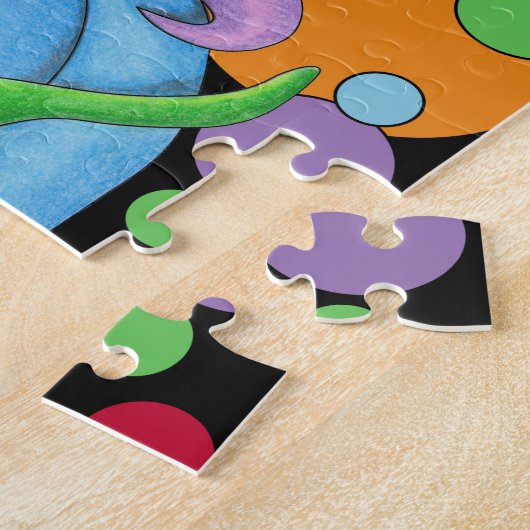 DINOmite Kerstmis! Legpuzzel (Zijkant)