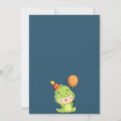 Dinomite Party Dinosaurus Verjaardag Kaart (Achterkant)