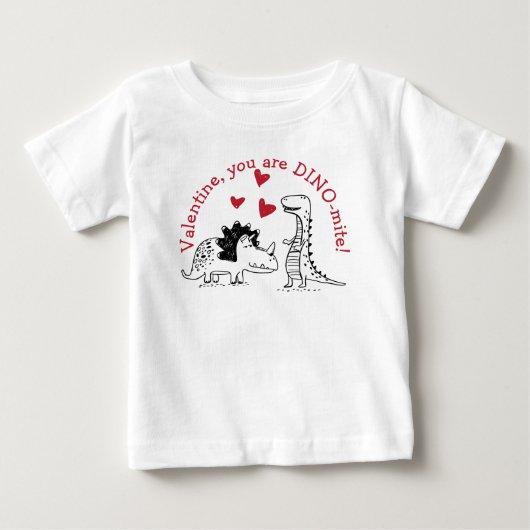 Dinomite Valentijnsdag T-shirt (Voorkant)