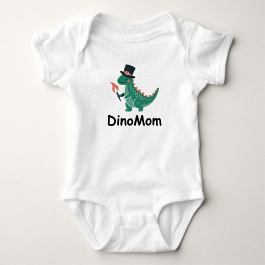 DinoMom Shirten - Beste Moederdag cadeau Romper (Voorkant)