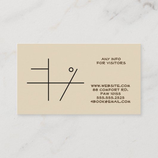 DINOPARK VISITEKAARTJE (Achterkant)