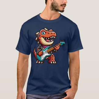 DinoRe gitaar gitarist band muziek grappig T-shirt