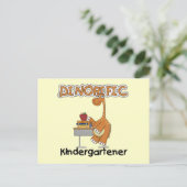 Dinorific Kindergartner T-shirts en cadeautjes Briefkaart (Staand voorkant)