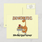 Dinorific Kindergartner T-shirts en cadeautjes Briefkaart (Voorkant / Achterkant)