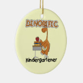 Dinorific Kindergartner T-shirts en cadeautjes Keramisch Ornament (Rechts)