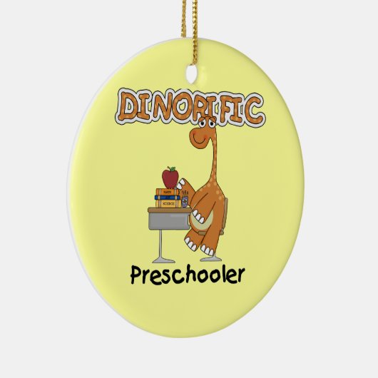 Dinorific Preschooler T-shirts en Gifts Keramisch Ornament (Rechts)