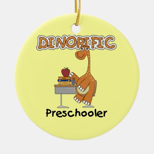 Dinorific Preschooler T-shirts en Gifts Keramisch Ornament (Voorkant)