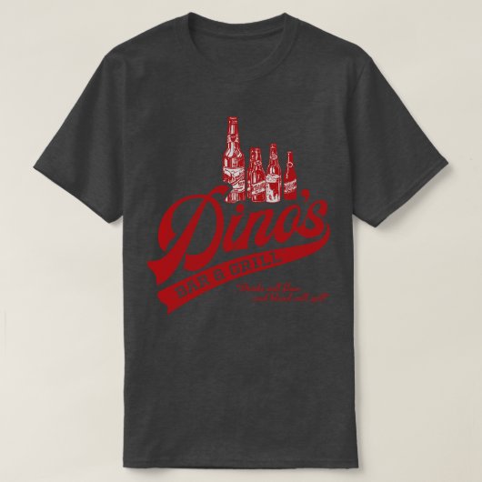 Dinos Bar en Grill T-shirt (Design voorkant)