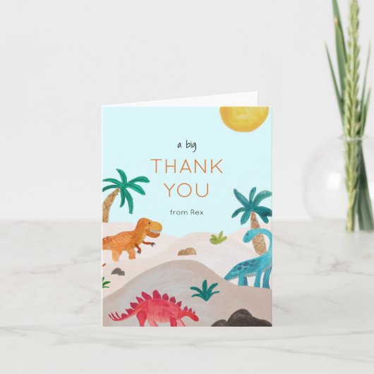 Dinos Bedankkaart (Voorkant)