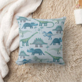Dino's Blauwe Worp Kussen (Deken)