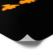 Dinos Chicken Nuggets Pattern _ Funny Realistic Di Poster (Hoek)