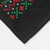 Dinos Chicken Nuggets Ugly Christmas Sweater Funny Fleece Deken (Hoek)