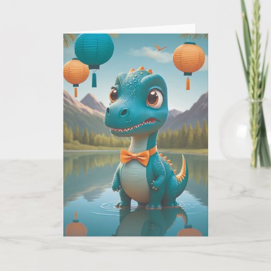 Dino's Dapper Reflection Moment Kaart (Voorkant)