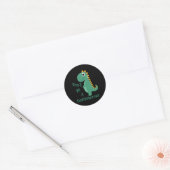 Dinos Dinosaurier zijn geen Cuntasaurus dieren Ronde Sticker (Envelop)