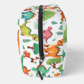 Dino's en bomen patroon wit toilettasje (Rechts)