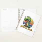 Dinos gaan groen – Retro Eco Dinosaur Design Planner (Display)