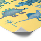 Dino's Geel Poster (Hoek)